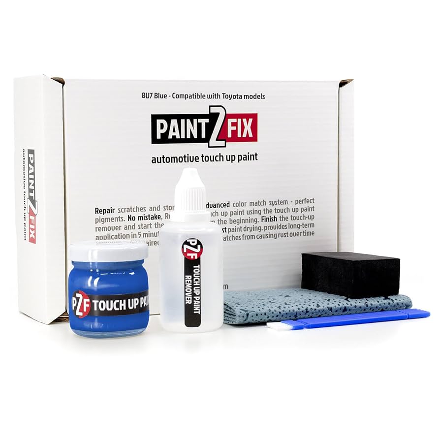 その他 DUEL Thurow Up Blue Amazon.com: 8U7 Blue Touch Up Paint Kit for Toyota Scratch